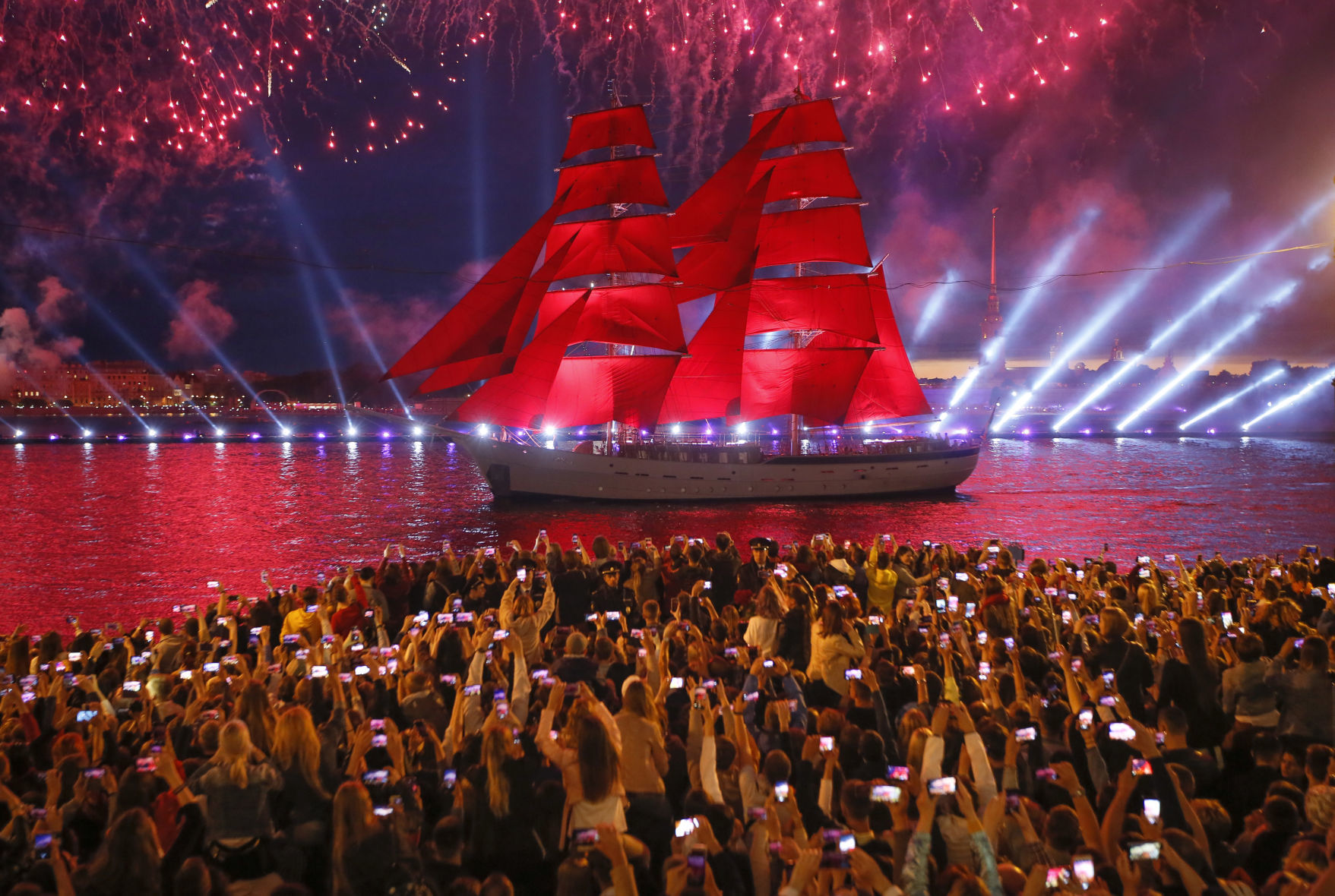 APTOPIX Russia Scarlet Sails